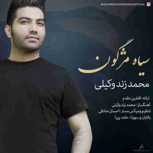 متن آهنگ سیاه مژگون محمد زند وکیلی