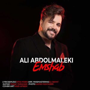 متن آهنگ امشب علی عبدالمالکی
